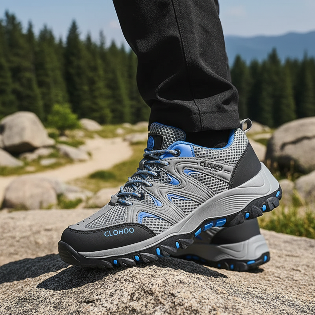 Herren Outdoor-Schuh Evan: Atmungsaktiv, stabil & bequem für Trekking & Wanderungen auf jedem Terrain. Griffige Sohle.