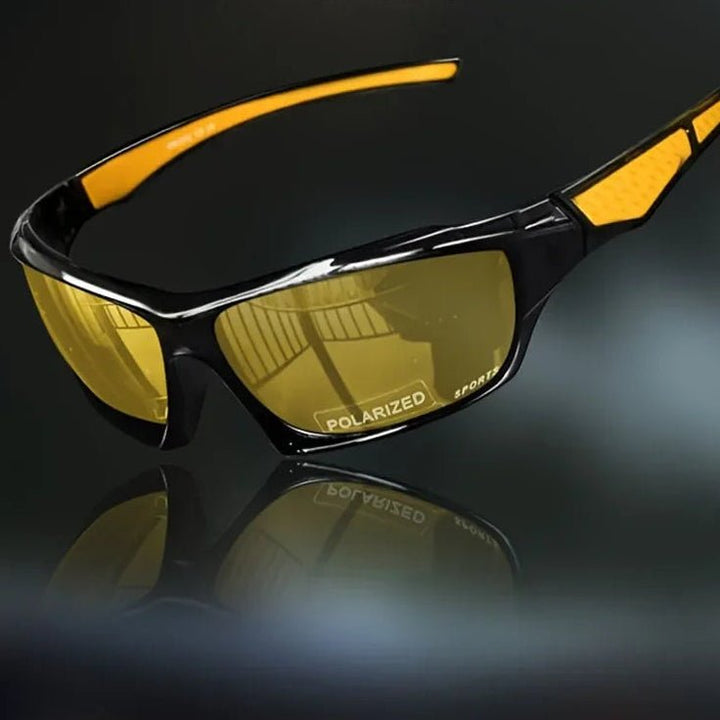 Hochwertige Herren- & Damensonnenbrille, rund, polarisiert, UV400. Leichtes Gestell für Alltag.