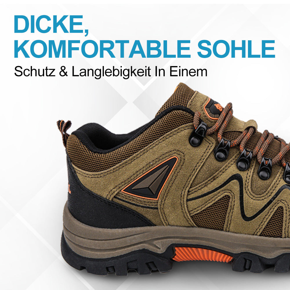 Stylische Herren Wanderschuhe in Grau, perfekt für Freizeit & anspruchsvolle Trails.