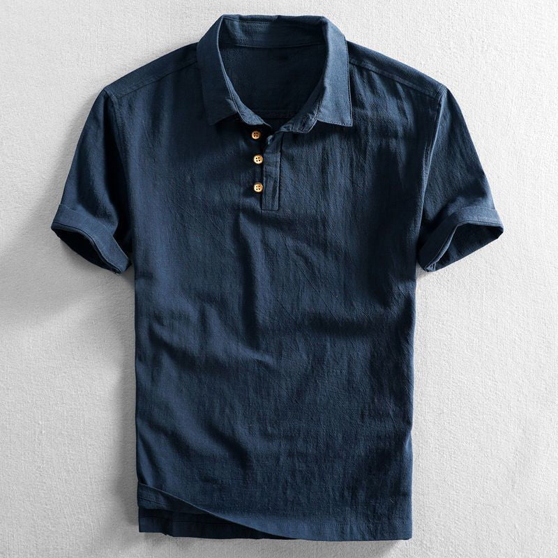 Herren Kurzarm Poloshirt für Sommer. Leicht, luftig, elegant & bequem für Freizeit oder Business Casual.