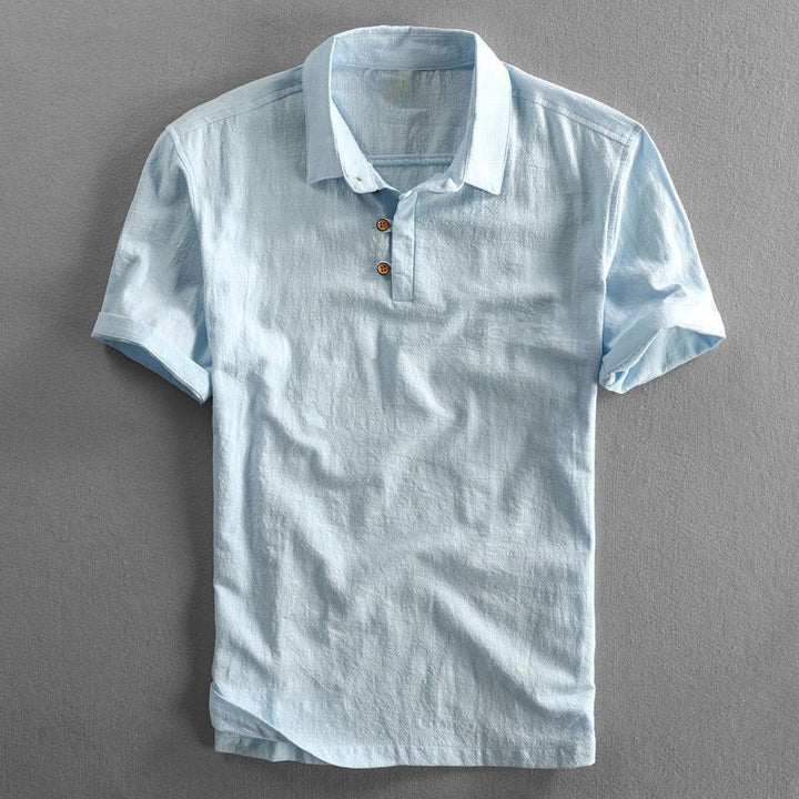 Hochwertiges Herren Poloshirt kurzarm. Leicht, atmungsaktiv & bequem für einen stilvollen Sommer-Look. Freizeit & Business.