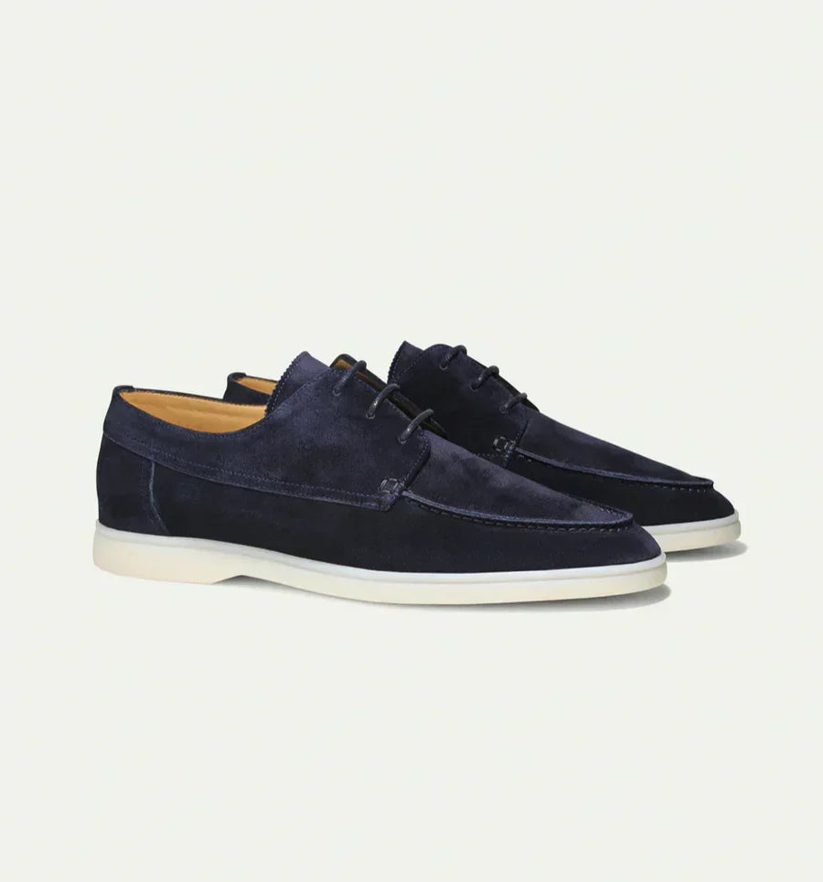 Stilvolle Herren Loafers mit Schnürsenkeln; bequeme Business-Schuhe für Büro und elegante Freizeitlooks.