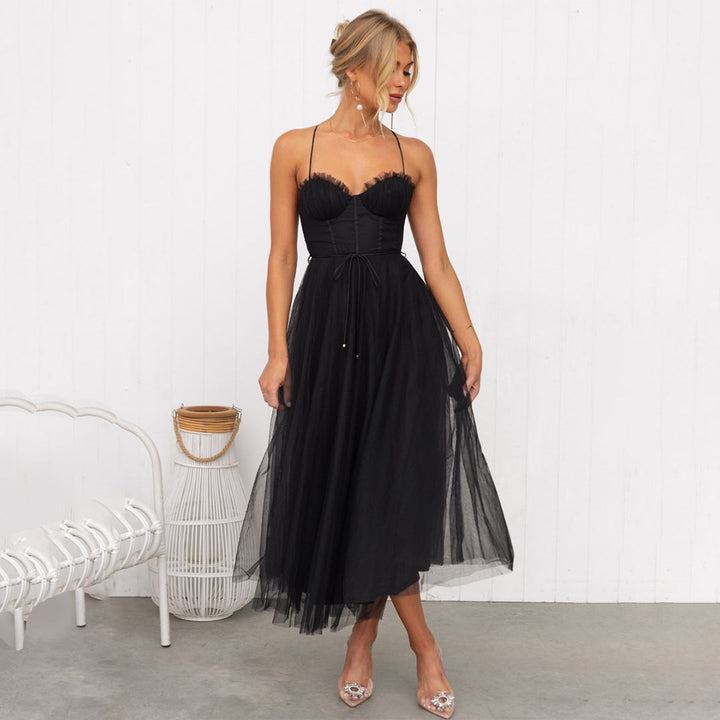 Glamouröses Brautjungfernkleid A-Linie, Spaghettiträger, festliches Design für besondere Momente.