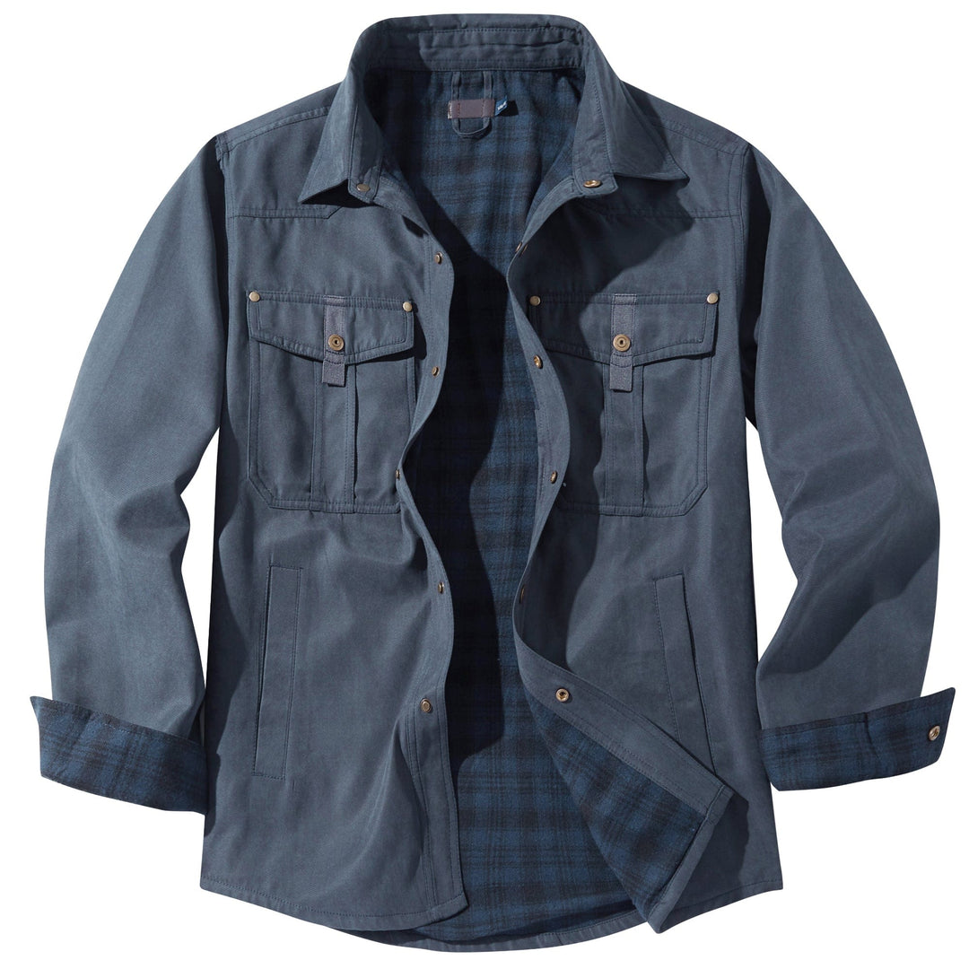 Graue Herren Outdoorjacke, funktional & stilvoll für Freizeit und Abenteuer.