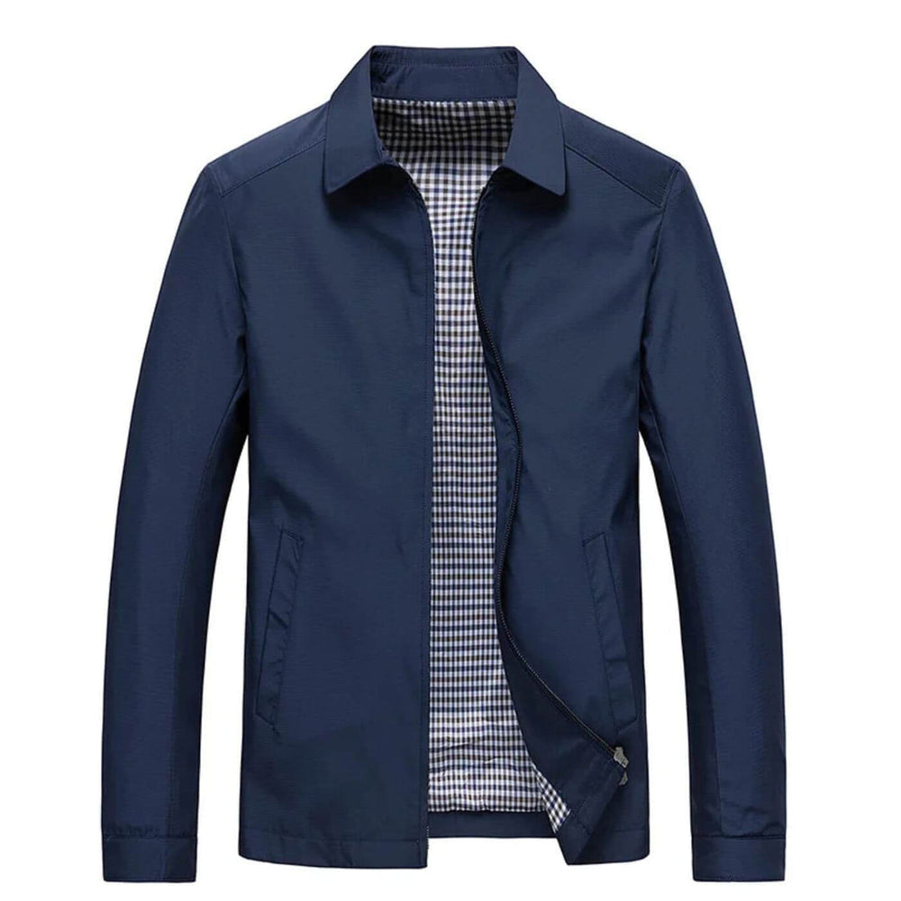Stilvolle Herren Slim Fit Übergangsjacke in modernem Design, perfekt für Business Casual, Freizeit & Alltag.