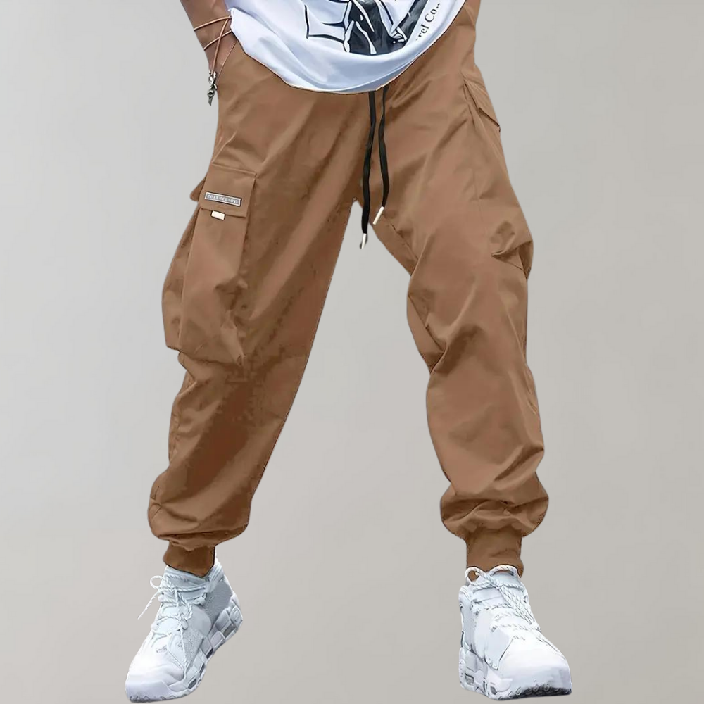 Stylische, bequeme Herren Cargo-Hose mit lockerer Passform, atmungsaktiv für Streetwear & Casual Looks.