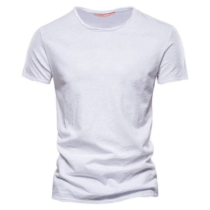Super bequemes, atmungsaktives Herren T-Shirt mit Rundhals für einen entspannten Alltag und Reisen.