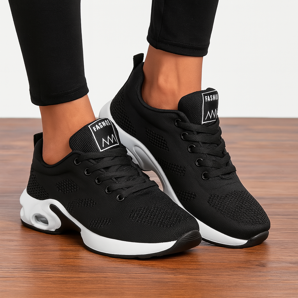 Bequeme Damen Sportschuhe mit rutschfester Sohle. Atmungsaktive Fitness Schuhe für Damen, perfekt für Freizeit.