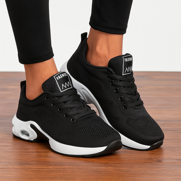 Bequeme Damen Sportschuhe mit rutschfester Sohle. Atmungsaktive Fitness Schuhe für Damen, perfekt für Freizeit.