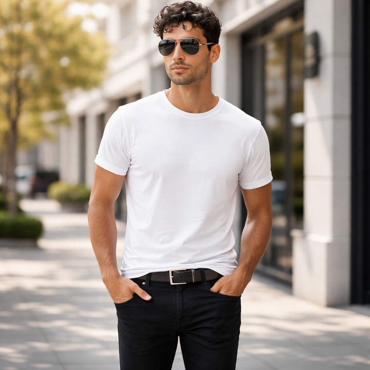 Leichter, robuster Metallrahmen der Unisex Pilotenbrille. Elegante Aviator-Sonnenbrille für Komfort & Stil.