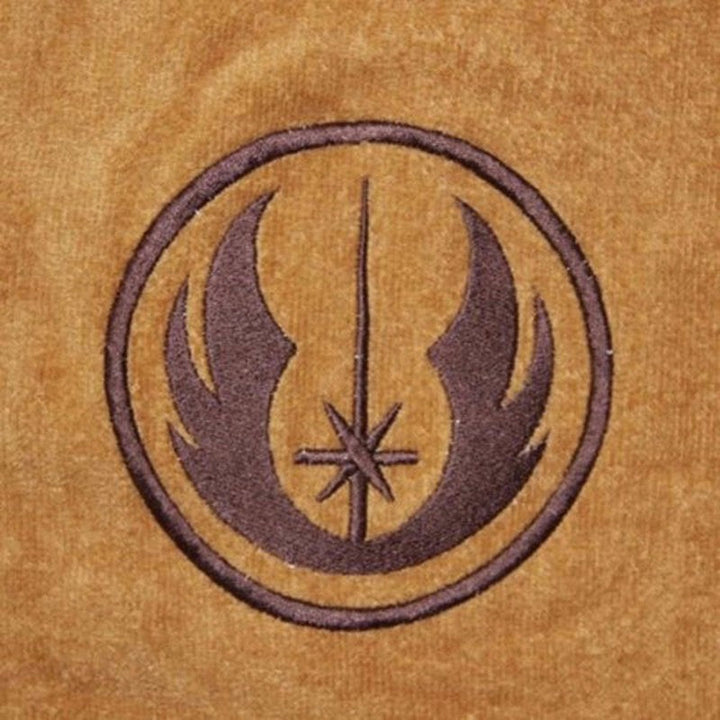 Originelles Geschenk für Männer: Langer Kapuzenbademantel im Jedi & Sith Cosplay Design. Gemütlicher Hausmantel.