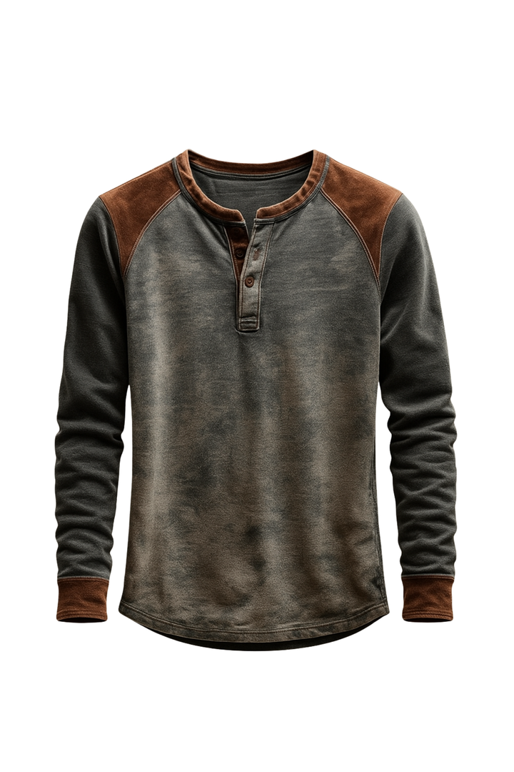Modernes Herren Langarmshirt im Regular Fit, bietet Komfort und Stil für Alltag, Freizeit & Herrenmode.