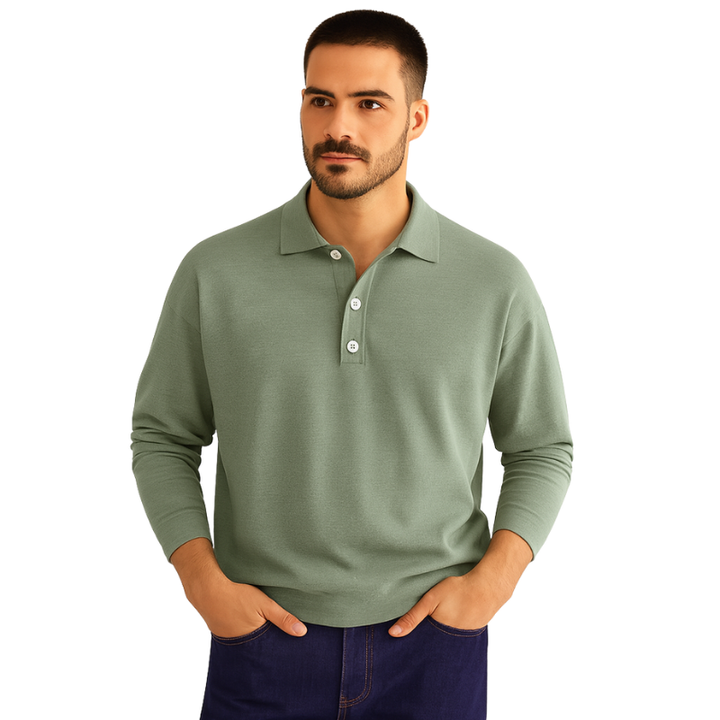 Maskulines Herren Poloshirt Slim-Fit, kurzärmlig, betont die Figur des modernen Mannes.