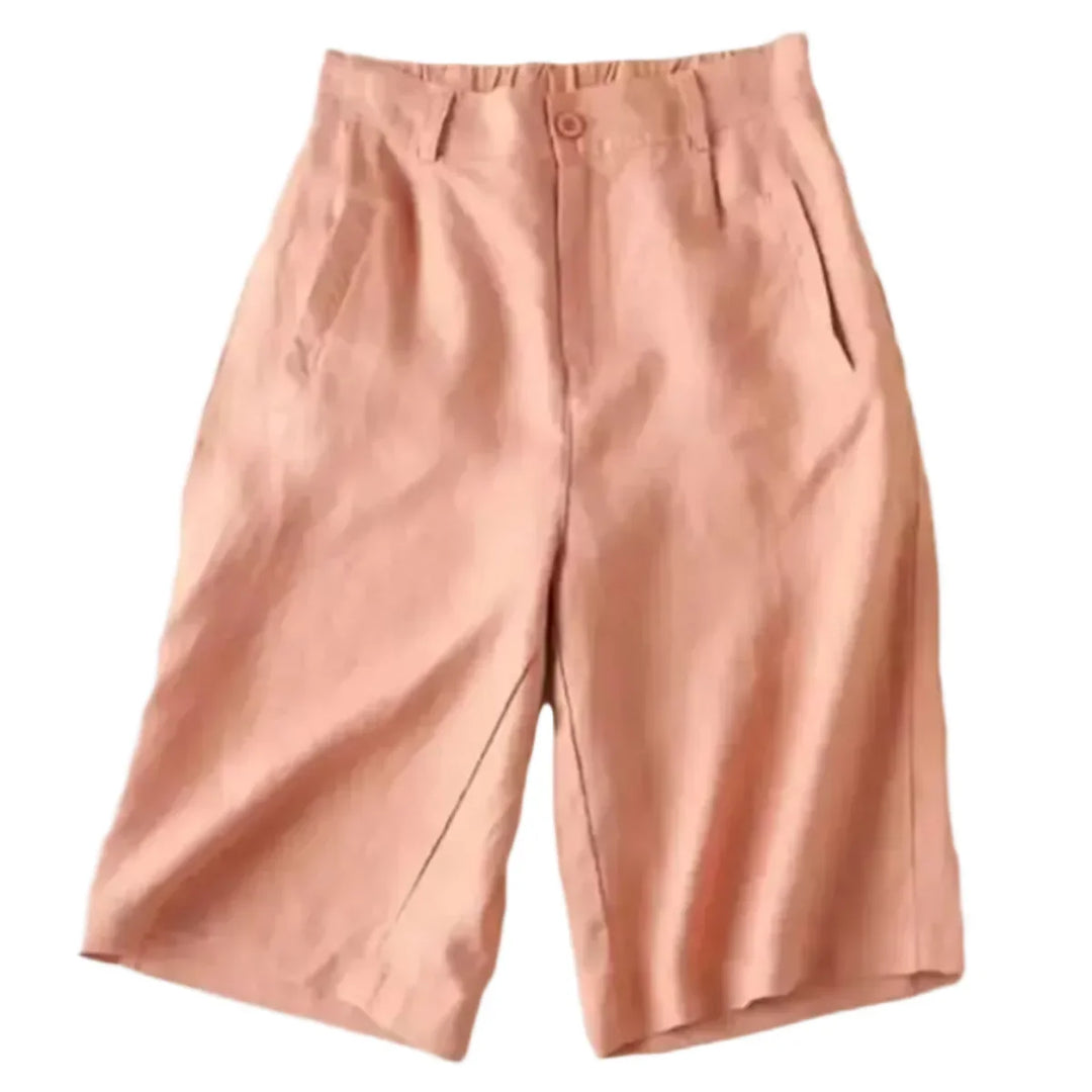 Bequeme knielange Damen Sommershorts mit lockerer Passform für Freizeit & Alltag.