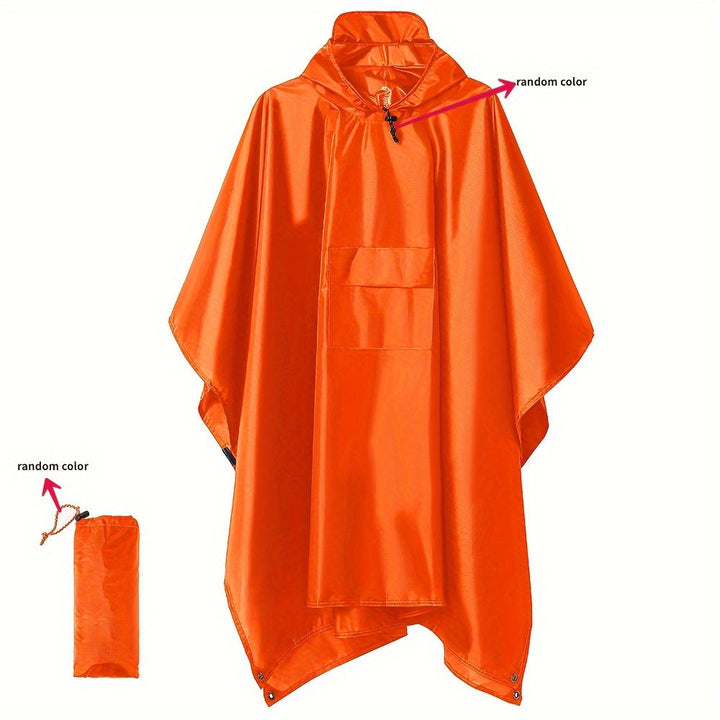 Mann im vielseitigen Herren 3-in-1 Regenmantel. Schützt effektiv vor Regen und Wind bei Outdoor-Aktivitäten.