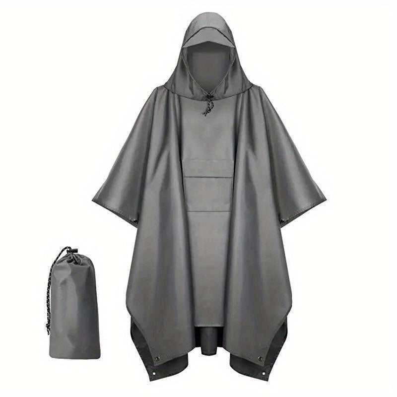 Praktische Übergangsjacke für Herren: 3-in-1 Regenmantel. Ideal für Frühling, Herbst und unbeständiges Wetter.