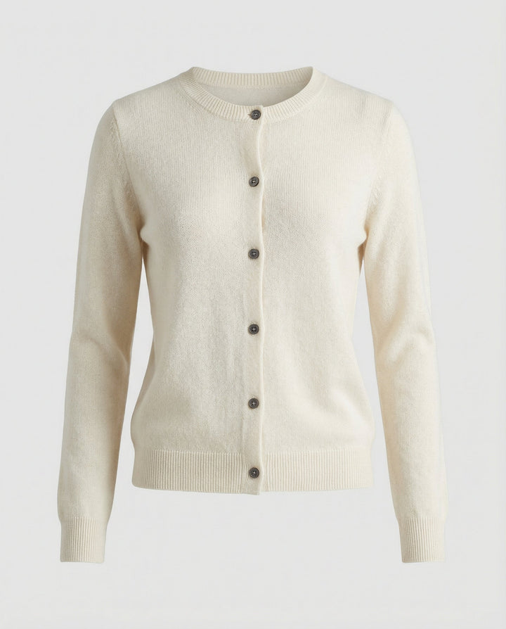 Modischer Damen Langarm Strickcardigan, V-Ausschnitt, Knopfleiste. Ideal für Herbst/Winter.