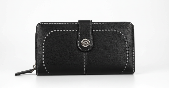 Sichere Damen Handgelenktasche mit RFID Schutz, ein stilvolles Geschenk.