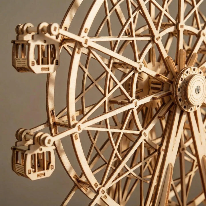 Familienfreundliches 3D-Riesenrad DIY-Bausatz für kreatives Selbstbau-Projekt & spannende Familienaktivität.