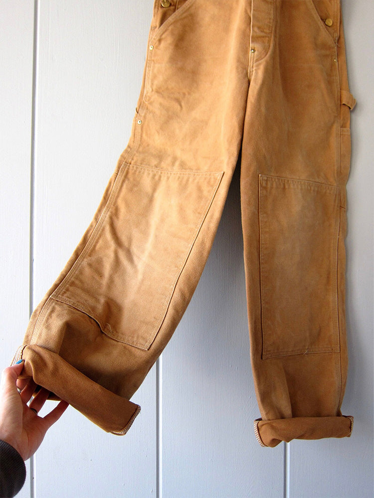 Damen Vintage Latzhose mit verstellbaren Trägern, bequemer Passform für Komfort & Flexibilität im Alltag.