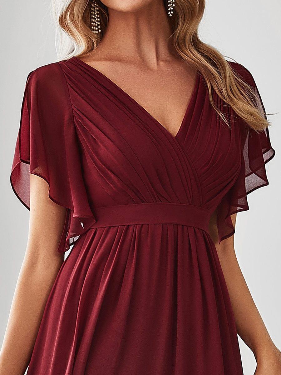 Abendkleid A-Linie, V-Ausschnitt, stilvoll, für Gala & besondere Feiern.