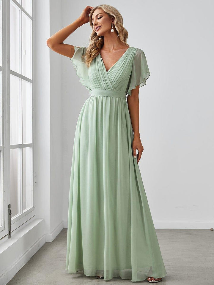 Zeitloses Abendkleid A-Linie, lang, elegant für jeden besonderen Anlass.