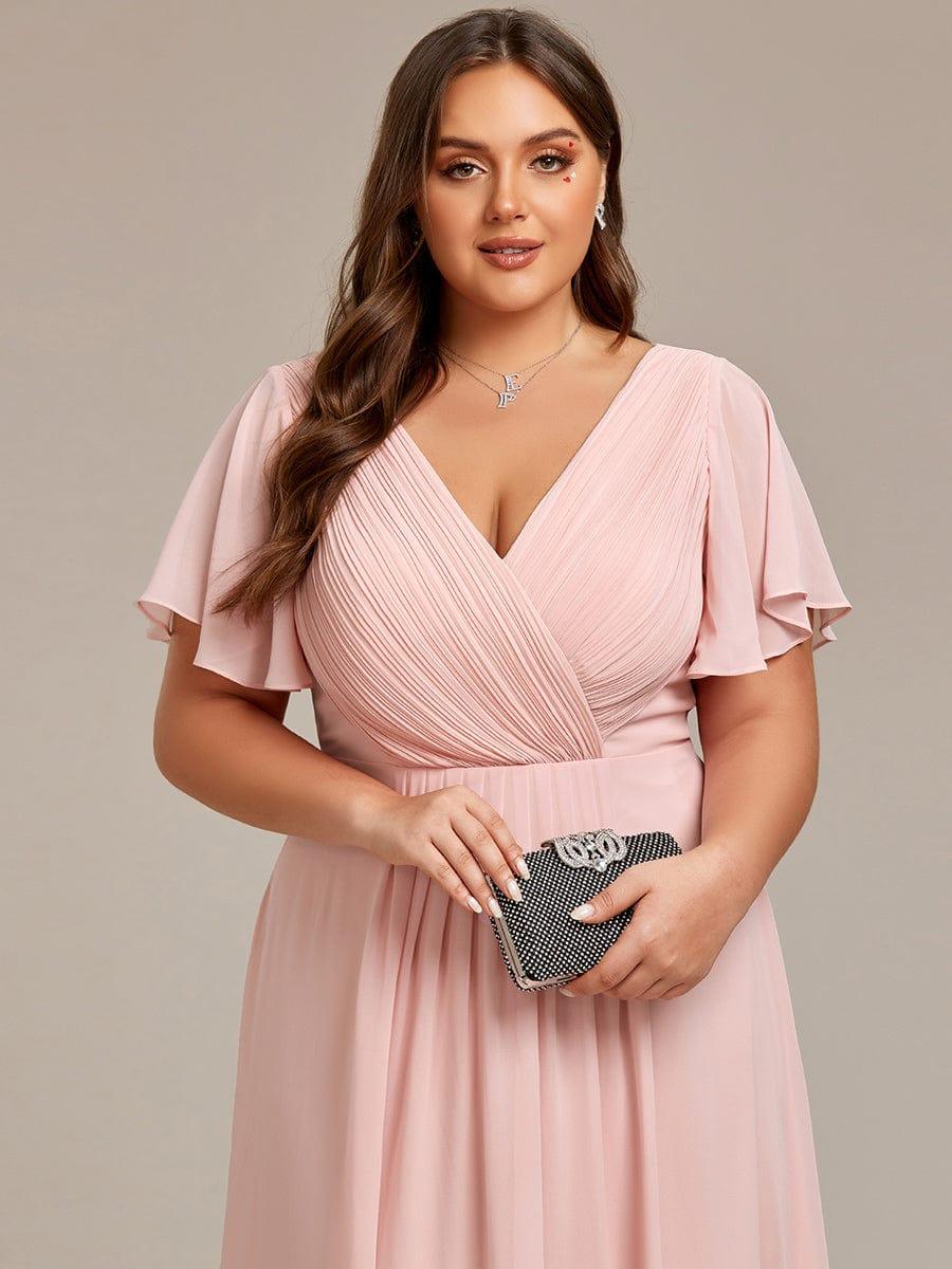 Elegantes Damen Vokuhila Midi-Kleid, A-Linie, Empire-Taille, ideal für gehobene Anlässe.