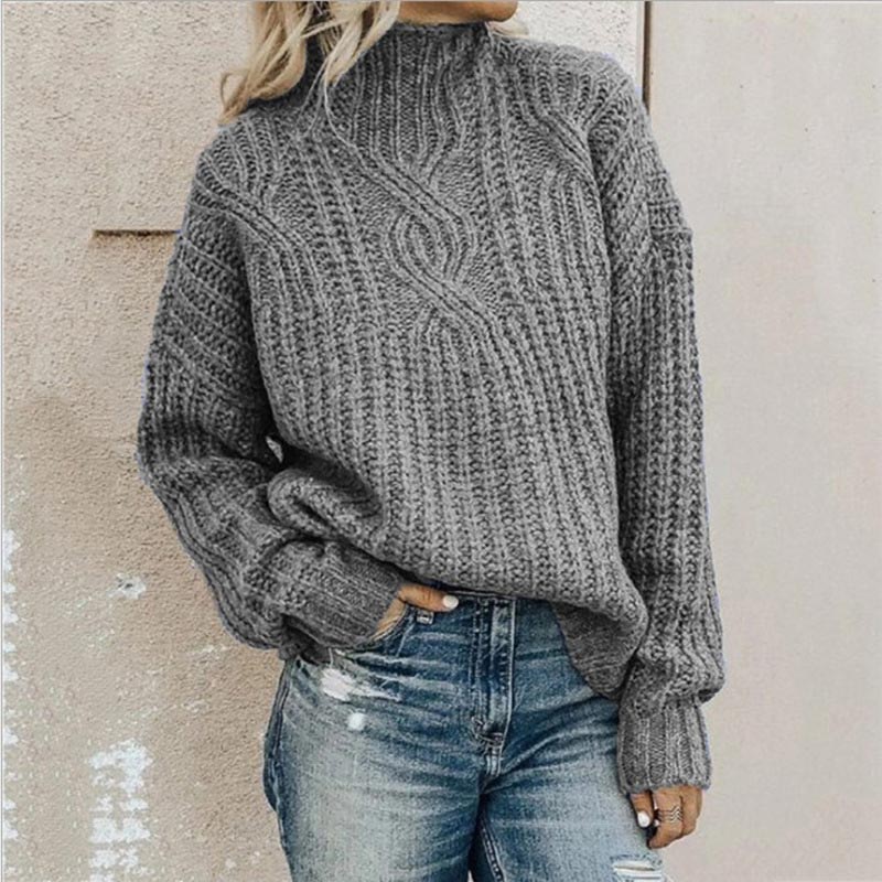 Zeitloser Damenpullover, elegant & bequem. Ideal für den Herbst- und Winter-Look.