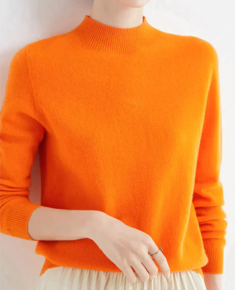 Eleganter Damenpullover aus Strick für zeitlosen Komfort und stilvollen Freizeitlook.