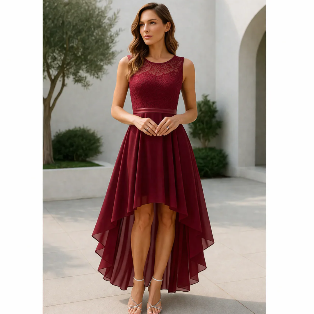 Elegantes Damen Maxikleid für Hochzeitsgäste, festliche Anlässe. Langes Abendkleid.