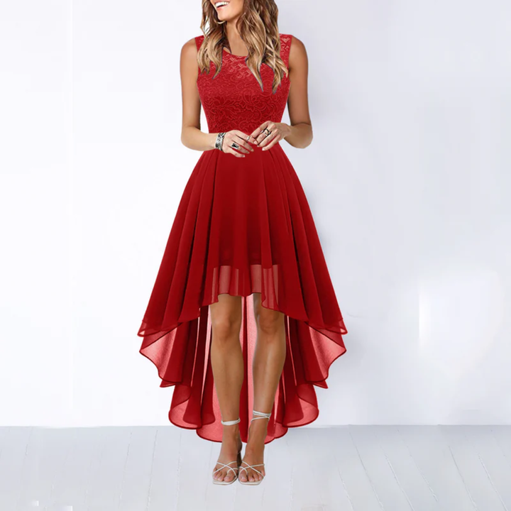 Fließendes Damen Sommer-Maxikleid, elegantes Design für Frühjahr & Festlichkeiten.