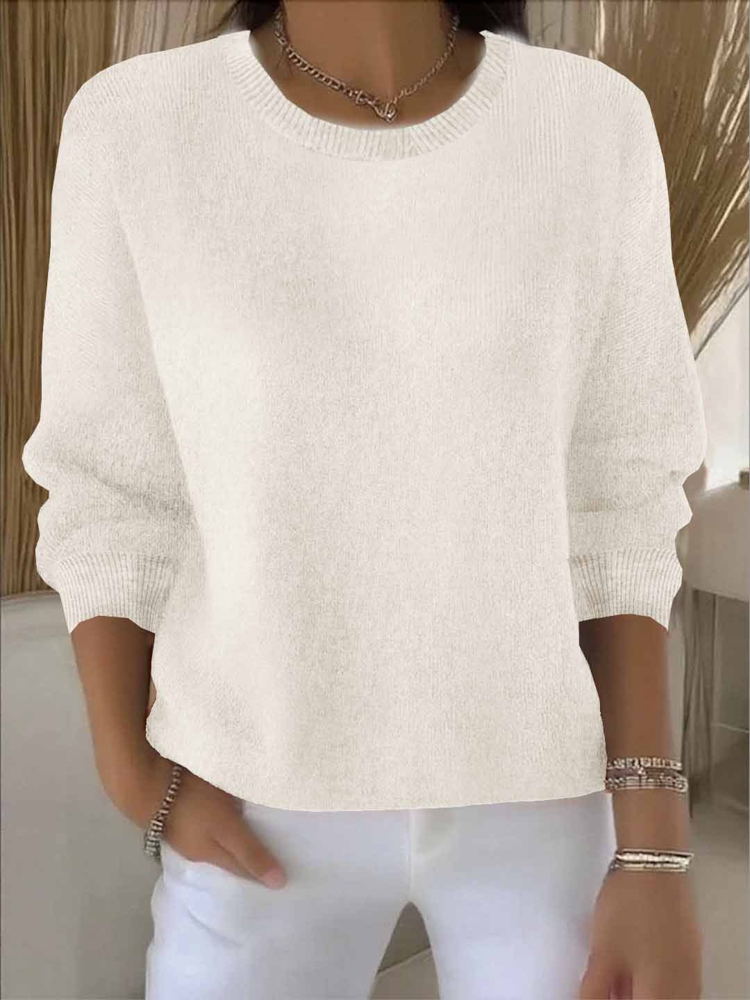 Vielseitiger Damen-Strickpullover mit angenehmem Schnitt, bequem und elegant für jeden Anlass.