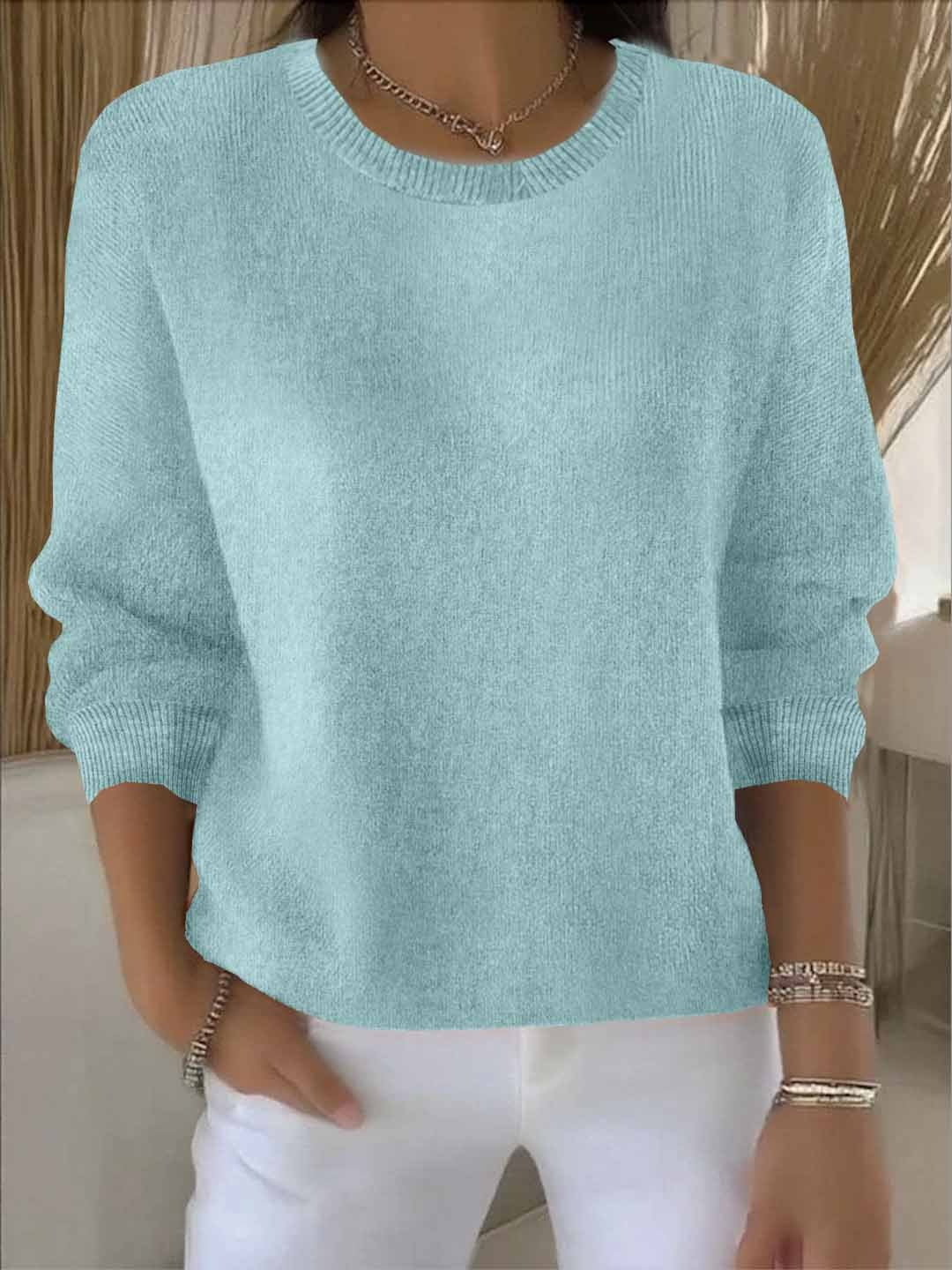 Eleganter Damen-Strickpullover, perfekt für stilvolle Herbst-Outfits und kuschelige Wintertage.