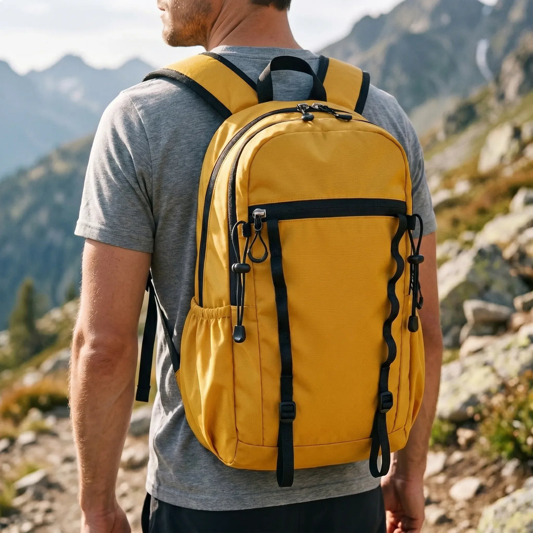 Faltbarer 20L Tagesrucksack für Outdoor-Abenteuer. Leicht, wasserdicht & kompakt zum Wandern.