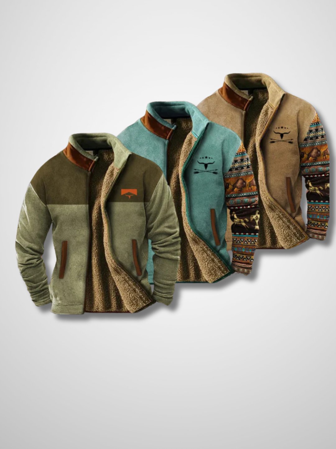 Herren Fleecejacke, leichte Übergangsjacke für Frühling & Herbst. Ideal für Outdoor, Freizeit & Sport.