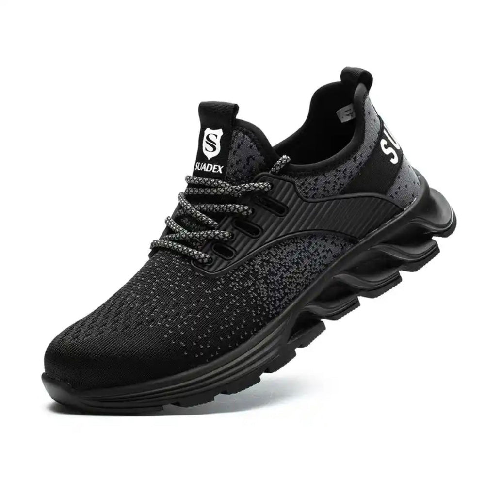 Komfortable, leichte Herren Sicherheits-Sneaker mit Dämpfung; ideal für lange Arbeitstage.