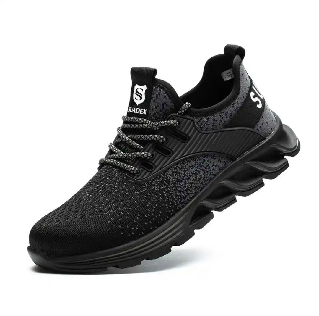 Komfortable, leichte Herren Sicherheits-Sneaker mit Dämpfung; ideal für lange Arbeitstage.