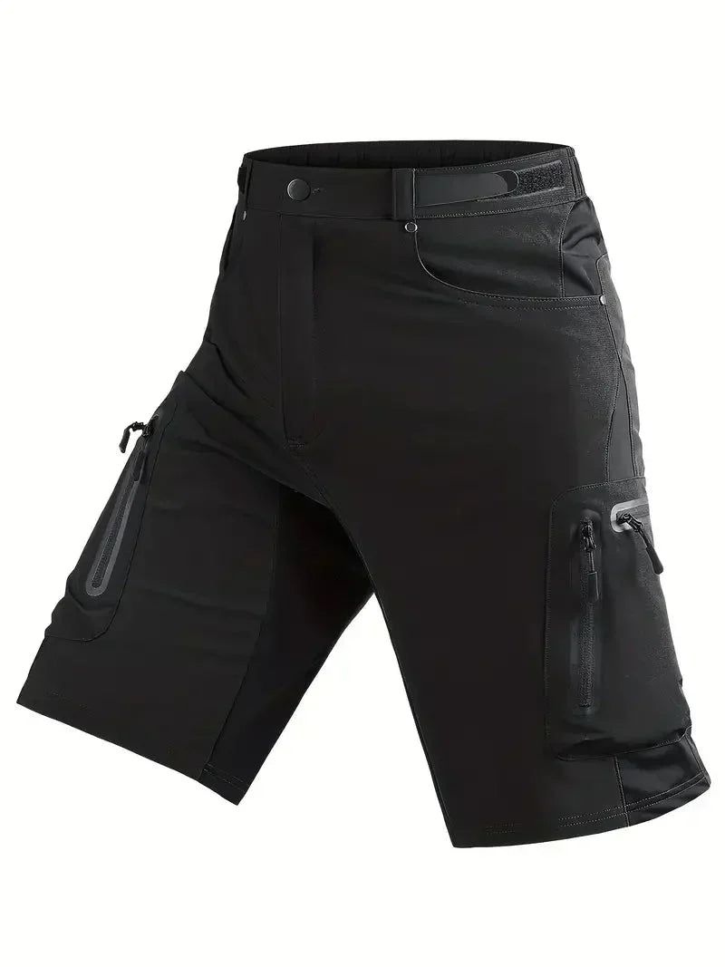 Herren Mountainbike-Shorts Ira, Schwarz. Robust, komfortabel und schnelltrocknend für Trail & Outdoor-Sport.