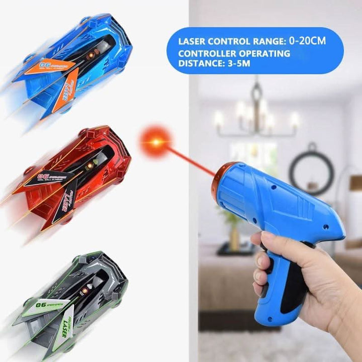 Funktion: Innovative Infrarot-Lasersteuerung für das RC Deckenauto, perfekt für Stunts.