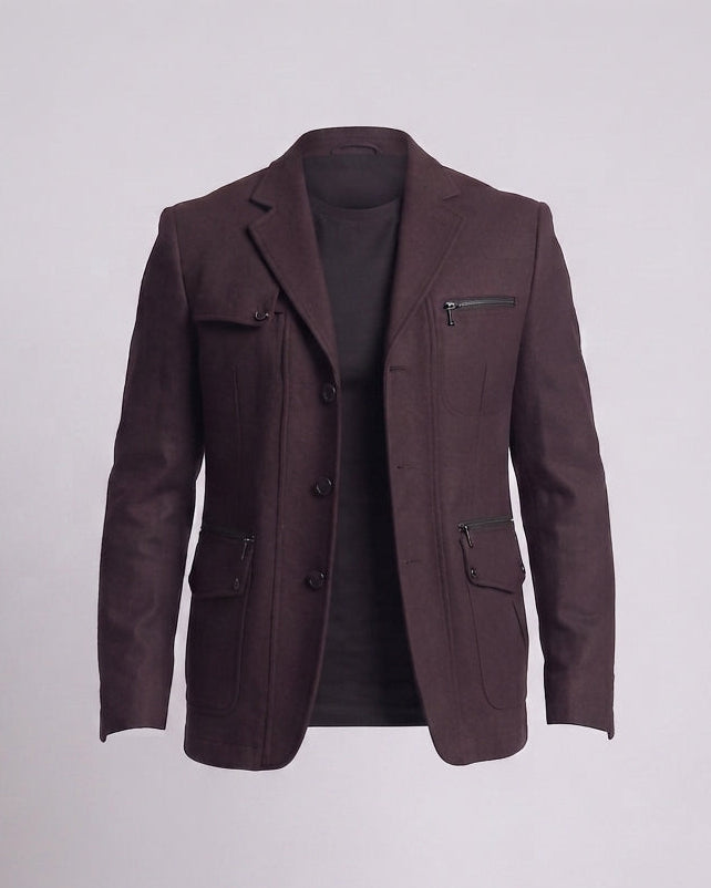 Moderne, elegante Herrenjacke, perfekt als stilvoller Blazer für Business und Smart-Casual-Anlässe.