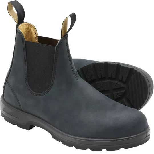 Herren wasserdichte Slip-On Chelsea-Stiefel für eleganten Stil & Alltag; robust und bequem.