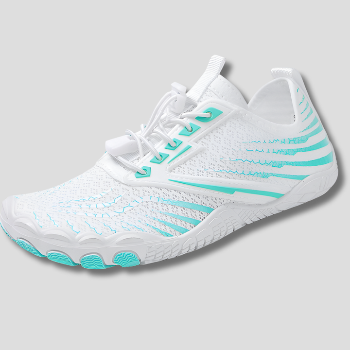 Damen orthopädische Barfußschuhe mit elastischer Schnürung für maximalen Komfort und gesunde Füße.