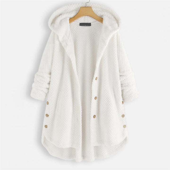 Bequeme Damen Kapuzenjacke für Herbst und Frühling. Wendbar für zwei stilvolle Looks. Komfortabel & vielseitig.