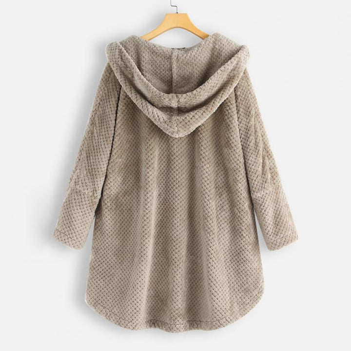 Vielseitige Damen Wendjacke mit Kapuze. Ideal als Herbst-, Winter- oder Frühlingsjacke. Bequem, chic & praktisch.