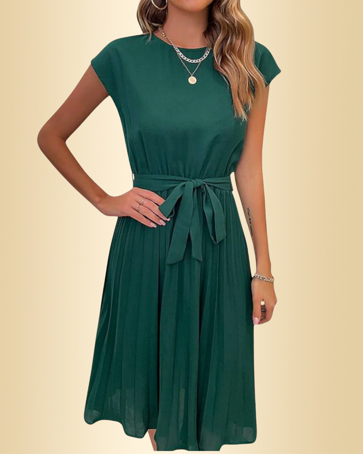 Elegantes, lockeres Damen Sommerkleid in Blau, atmungsaktiv & bequem für Freizeit und modische Anlässe.