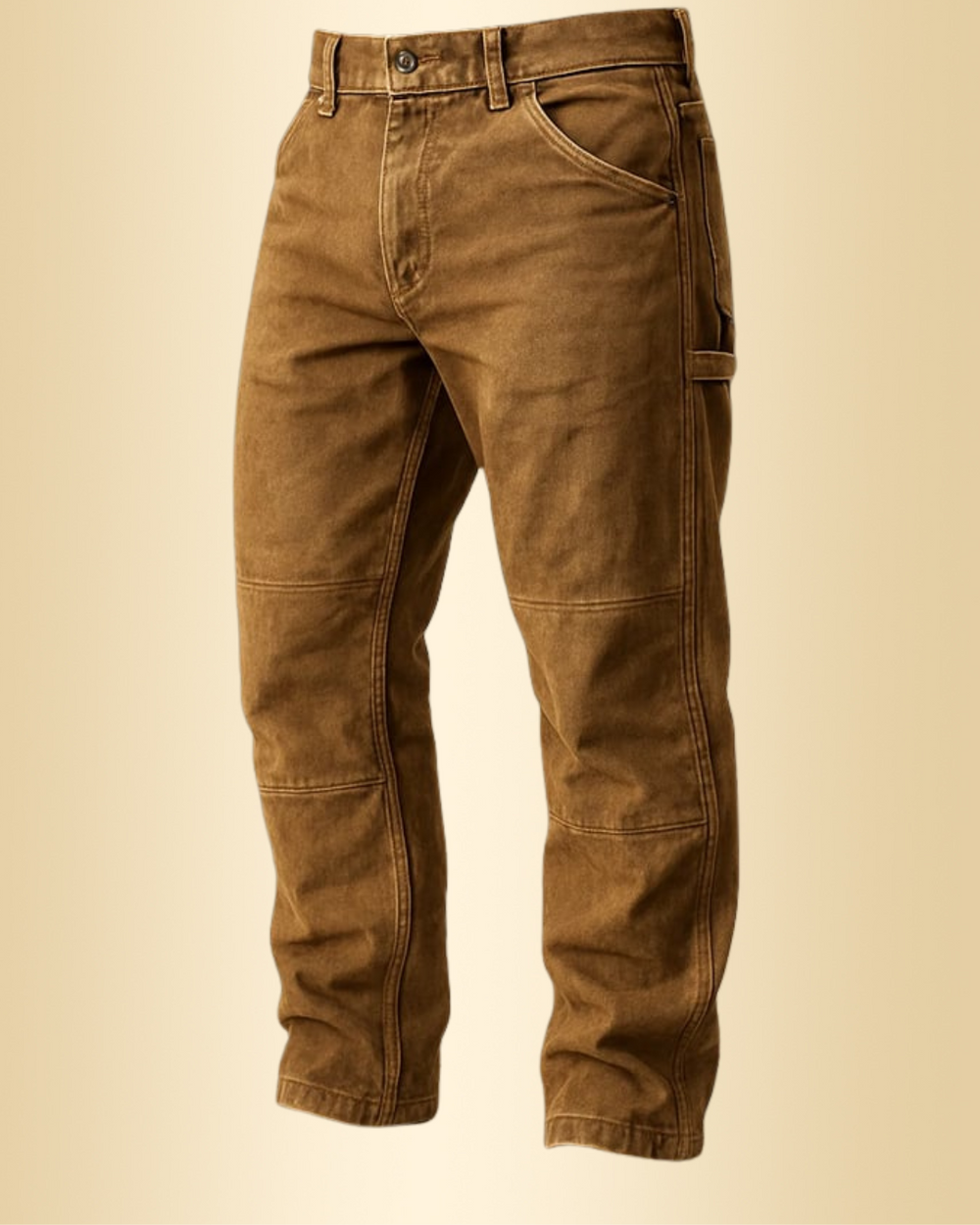Komfortable Herren Retro Hose mit Stretch-Anteil, atmungsaktiv & knitterarm für entspannte Tage.