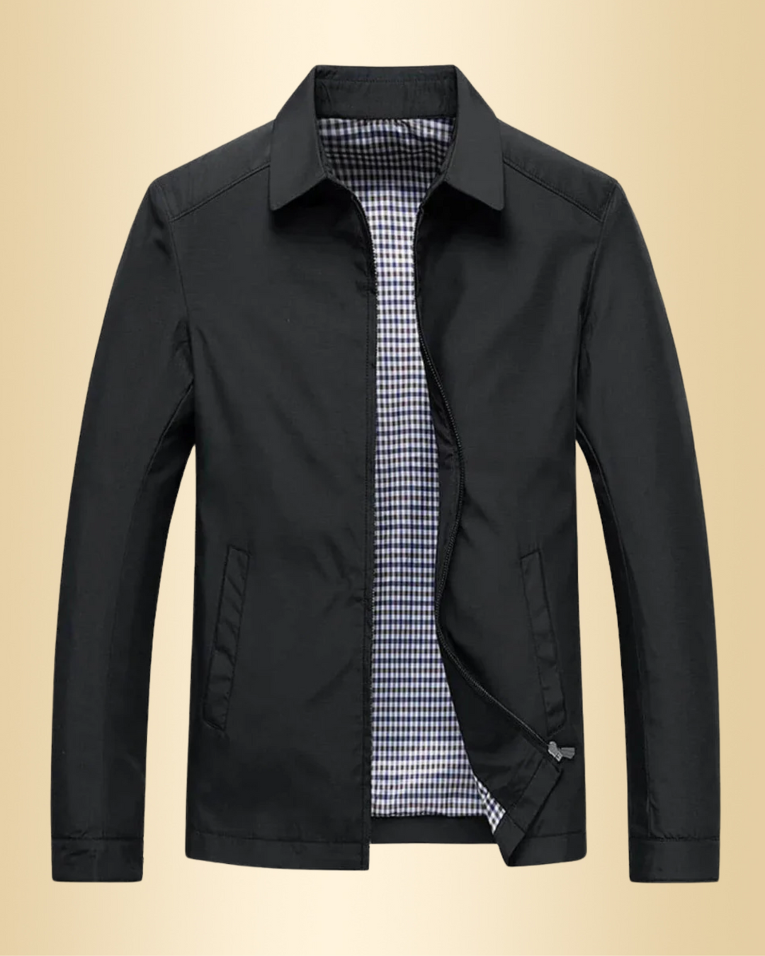 Herren Übergangsjacke Slim Fit, modern & leicht für Frühling/Herbst. Vielseitige Freizeit- & Business-Casual-Jacke.