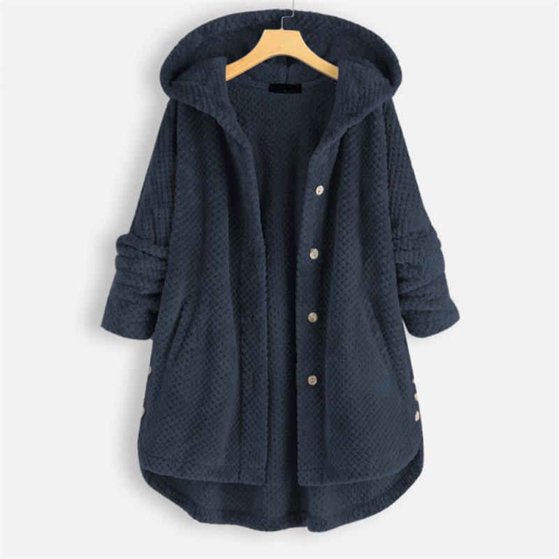 Warme Damen Winterjacke mit Kapuze, wendbar und komfortabel. Perfekt für kalte Tage. Hochwertige Oberbekleidung.
