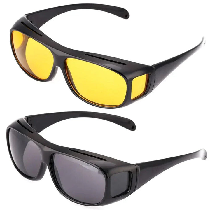 Sichere Polarisations-Fahrbrille; verbesserte Sicht bei Nacht & UV-Schutz Unisex.