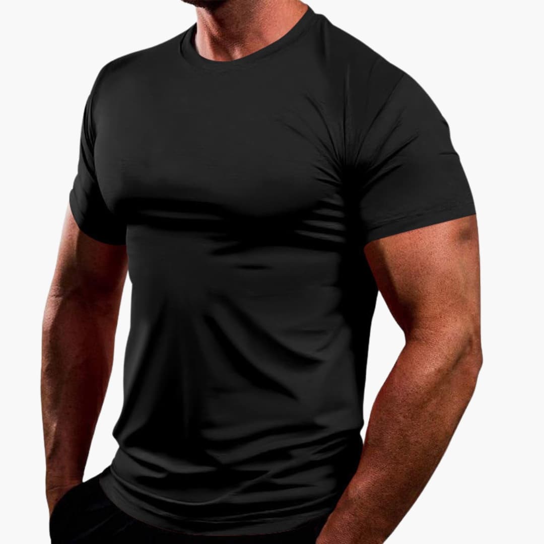 Klassisches Basic Herren T-Shirt, kurzärmlig, Rundhals, ideal für lässige Sommer-Outfits und Freizeit.